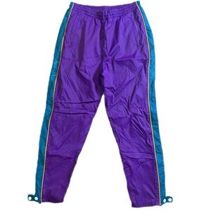 Used Size Medium Converse x Just Don Tear away Snap Button Sweatpants Purple